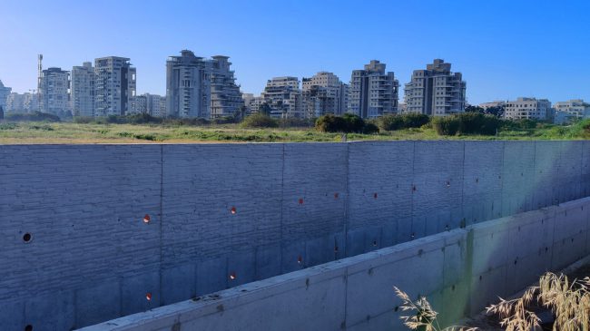 יציקה דגם ירושלים בכביש איילון